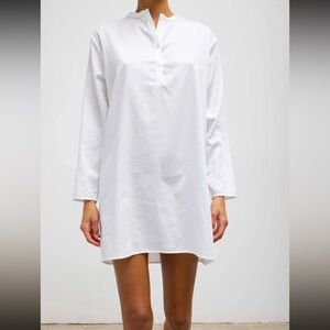 LESET NWT Yoko long sleeve White Mini Dress